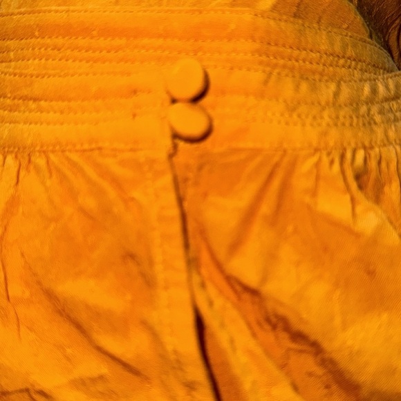 LOFT Mustard Yellow keyhole long sleeves top blouse Sz L - Picture 5 of 6